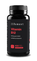 Zenement Vitamin B12 High Strength – 1000mcg VIT B12 as Active Methylcobalamin – 450 Vegan Tablets (14+ Months Supply) – Tiredness and Fatigue Supplement – Immunity Support - GMP Approved