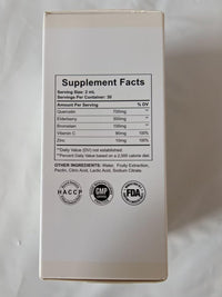 VSYLICN 700mg Quercetin Liquid Drops - Quercetin Bromelain Supplements - 5 in 1 with Bromelain Elderberry Vitamin - 4X Stronger Than Pills & Capsules - Immunity Health Respiratory Health Skin Care - 60ml