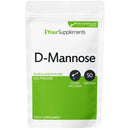YourSupplements Your Supplements - D Mannose Pure Powder 50g | Natural & Non GMO | Vegetarian & Vegan Friendly | Scoop Included