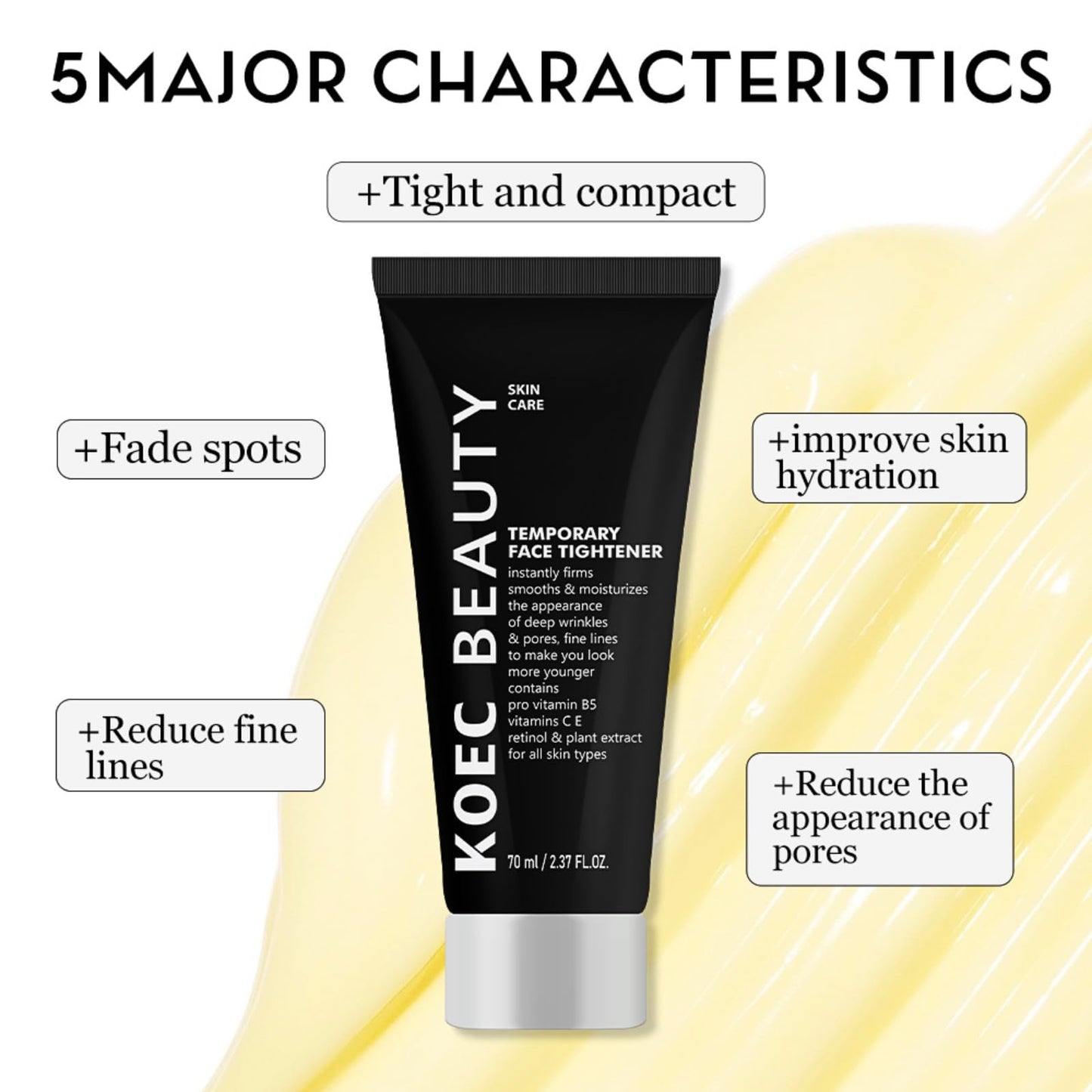 Instant Firmx Temporary Face Tightener, Skin Tightening Cream For Face, Face Tightening Cream, Anti Wrinkle Face Cream For Mature Skin, Firm & Smooth The Look Of Fine Lines, Reduces Sag & Dull