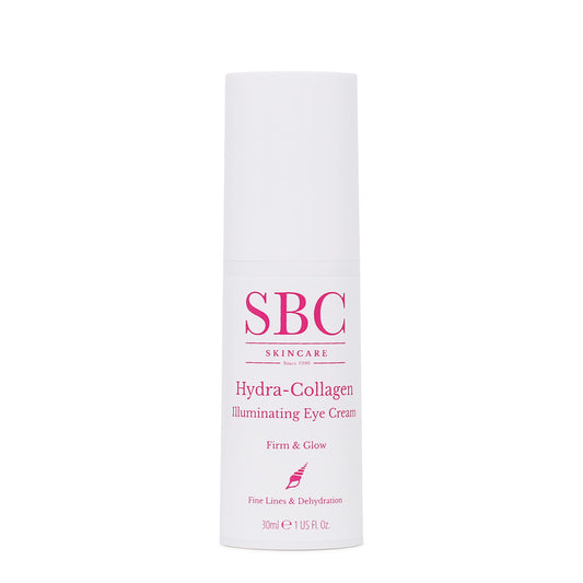 SBC Skincare Hydra-Collagen Illuminating Eye Cream - 30ml | Anti-Ageing Brightening Eye Cream | Lightweight Moisturising Eye Cream For All Skin Types | Clinically Proven Collagen Eye Cream