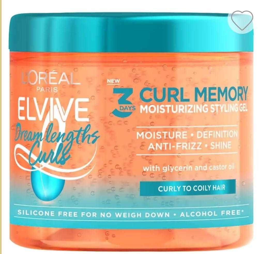 Loreal Paris Elvive Dream Lengths Curls 3 Days Moisturising Styling Gel 400 ML