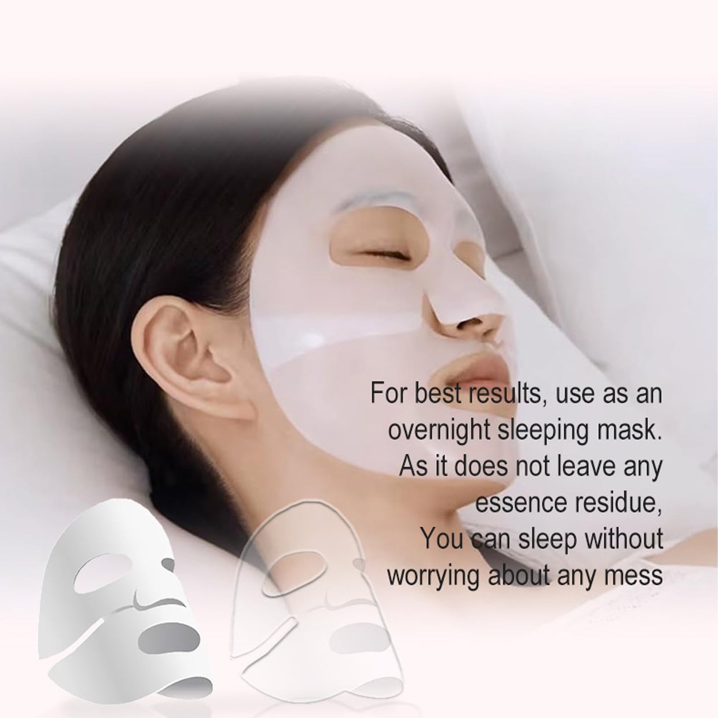 SHEBEEDO Hydrogel Mask Overnight, Intense Hydration,Bio Hydrating Face Mask Overnight,With Hyaluronic Acid, Glacier Water & Ceramide, Reduce Fine Lines & Wrinkles, Pore Minimizing