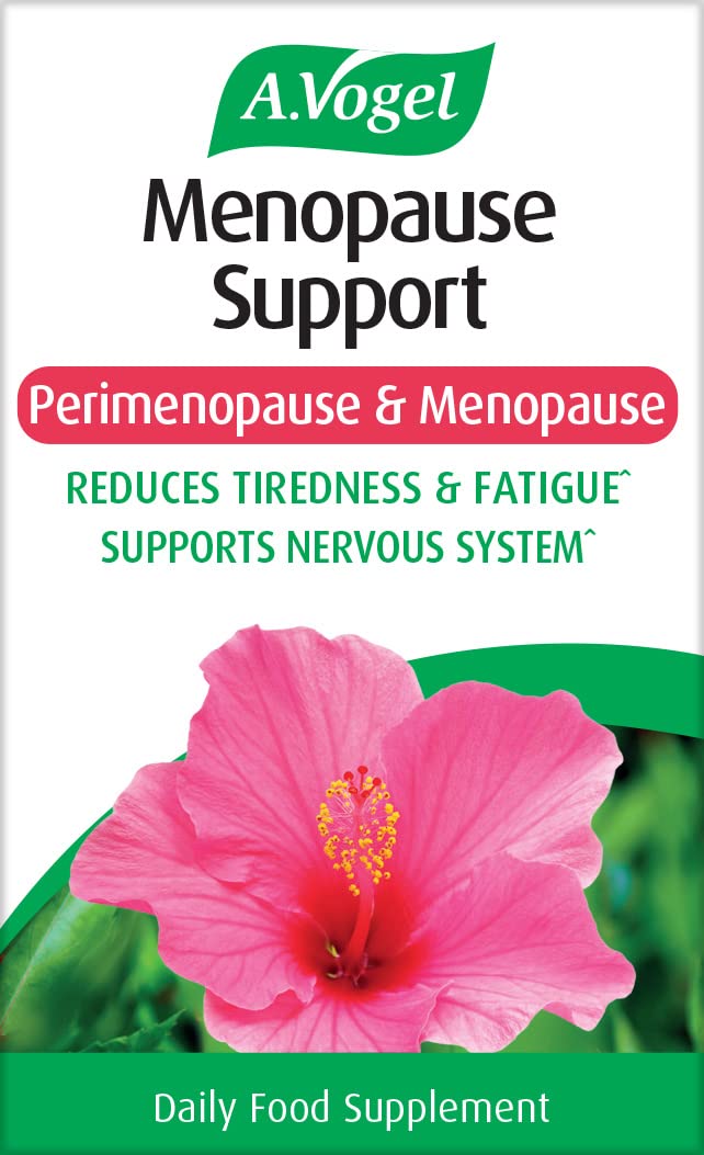 A.Vogel Menopause Support | For Perimenopause, Menopause & Postmenopause Symptoms | Menopause Supplement with Soy Isoflavones, Magnesium & Hibiscus | 60 Tablets