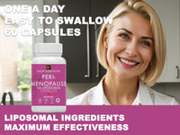 MetaSuperfoods Liposomal Perimenopause Womens 60 Multivitamin Capsules | Vegetarian | High Strength Women’s Vitamins | Menopause Supplement 1 A Day Non GMO