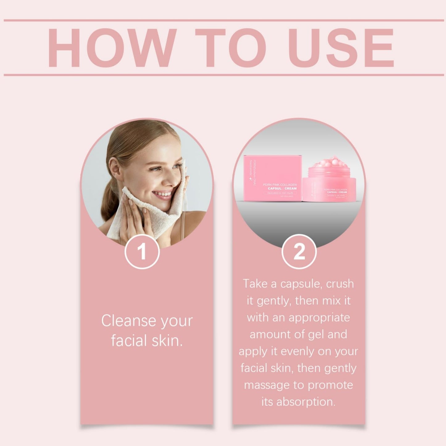 SingHao Pink Collagen Cap/sule Cream,Face Moisturiser with Niacinamide & Hydrolyzed C/ollagen,Anti-Aging Co/llagen F/ace C/ream,Col/lagen Gel Fa/ce,Collagen Moisturiser Fac/e Women,Skin Tightening Cream