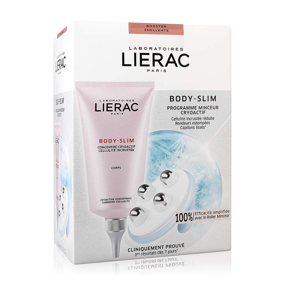 LIERAC BODY-SLIM Resistant Cellulite Program - Cryoactive Concentrate+Massager - Cold Effect - Slimming - Anti-cellulite - Caffeine - Body - 150ml