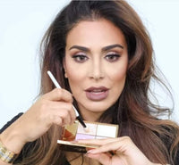 Sleek MakeUP Highlighting Palette, Four Dazzling Shades for a Supercharged Glow, Long Lasting and Lightweight, Intense Colour, Solstice, 9g