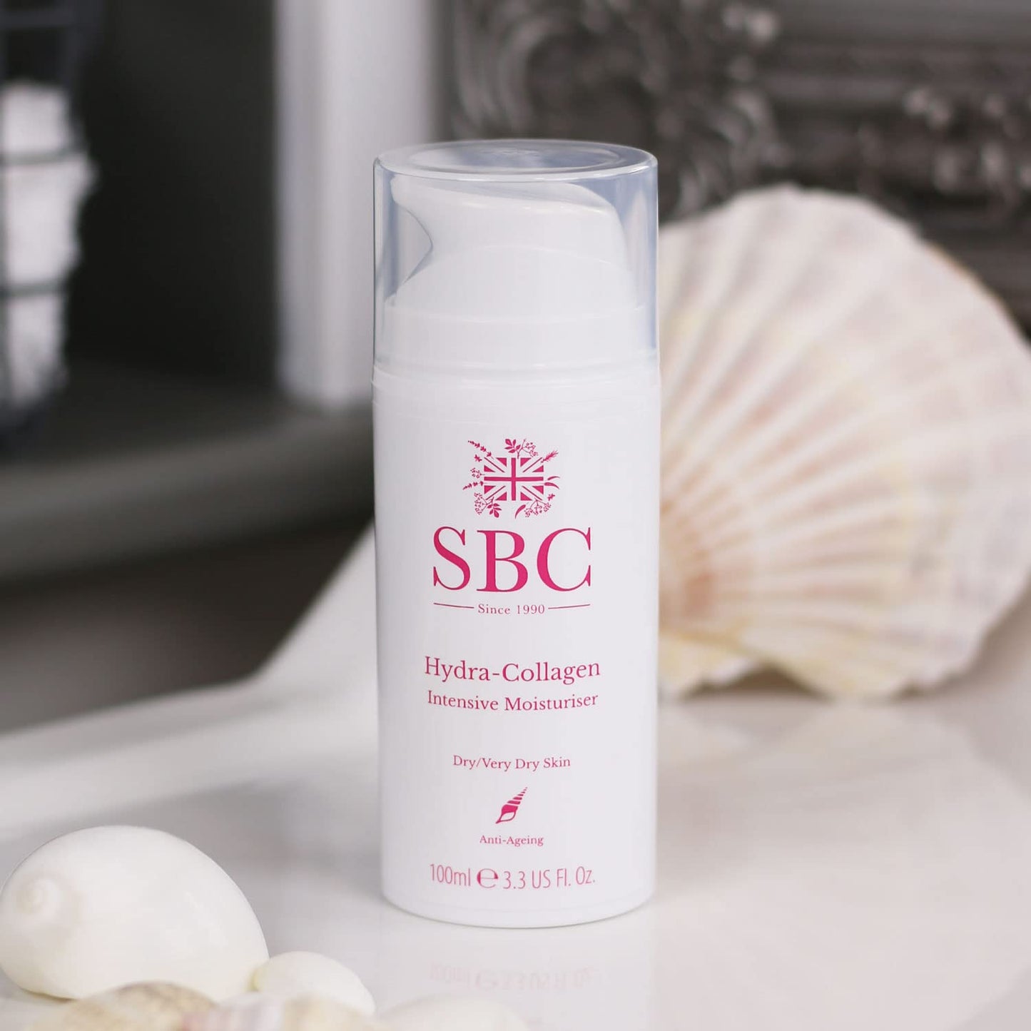 SBC Skincare Hydra-Collagen Intensive Moisturiser - 100ml | Anti-Ageing Face Cream | Hydrating Moisturiser For Dry Skin | Collagen Face Cream For Mature Skin