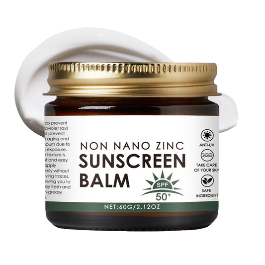 CTUBLIAUNX Zinc Oxide Sunscreen, Natural Tallow Sunscreen for Face & Body, Waterproof SPF50 Sun Block Lightweight & Anti-Ageing, All Day Sun Cream