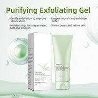 Greteam Purifying Exfoliating Gel, 60ml Greteam Exfoliating Scrub, Purifying Exfoliating Gel Moisturizing Cleanses Skin Give,Deep Cleansing Face and Body Exfoliating Scrub Gel