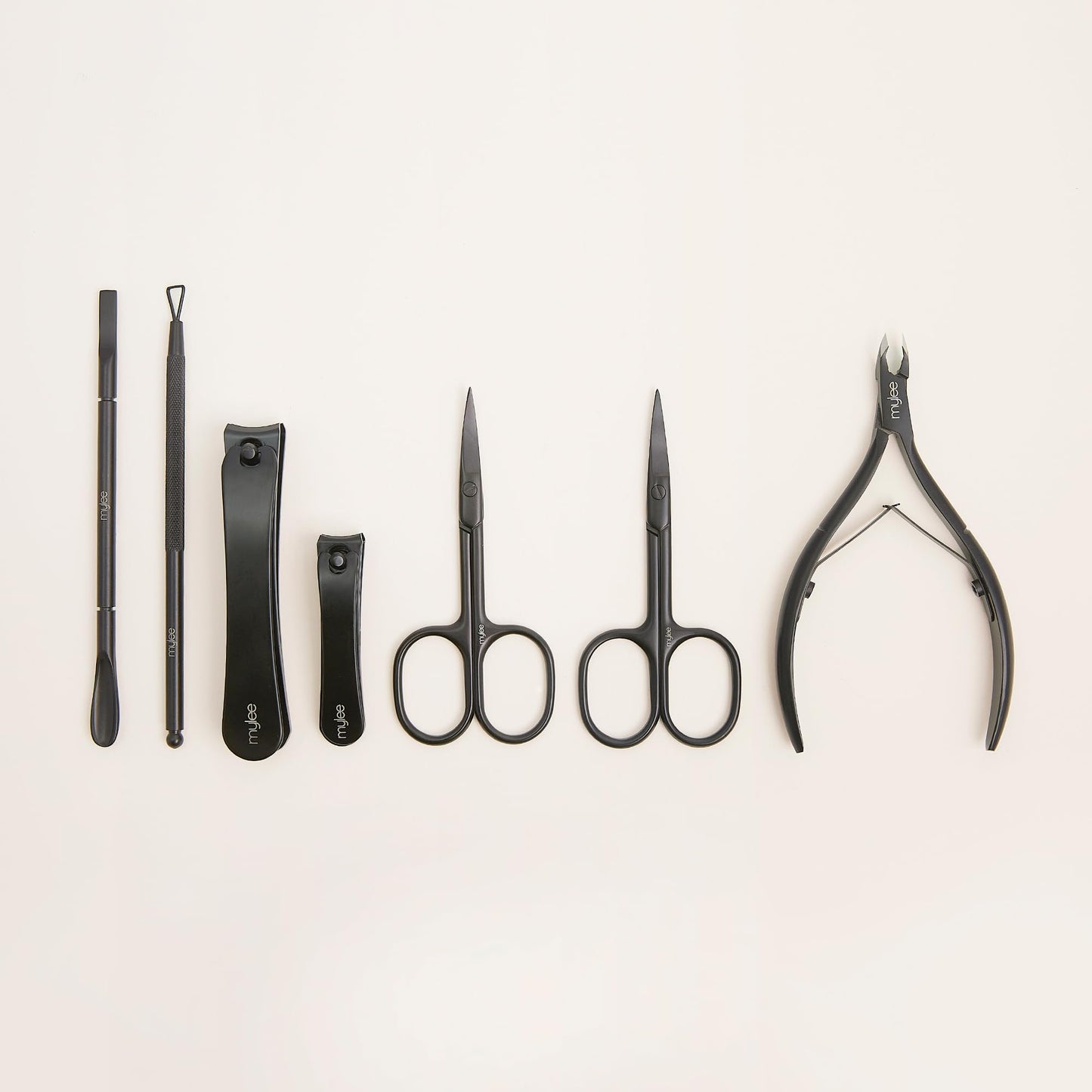 MYLEE Mylee Curved Edge Nail Scissors – Professional, Sleek, Matte Black