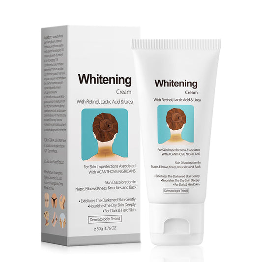MrCuvaryas Face and Body Whitening Cream, Skin Lightening Cream for Dark Skin, Skin Bleaching Cream with Retinol for Acanthosis Nigricans, Hard Skin, Body Moisturiser Fade Melanin on Body Armpit Knees Elbows
