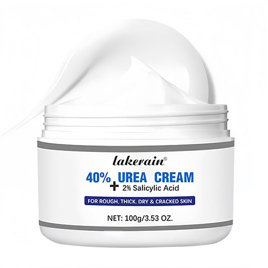 NLFOX 40% Urea Cream - 100g Cracked Heel Repair Cream For Elbows Knees Feet And Hand - Smooth Moisturize Urea Foot Cream With Foot And Body Care - Maximum Strength Callus Remover For Dry And Hard Skin