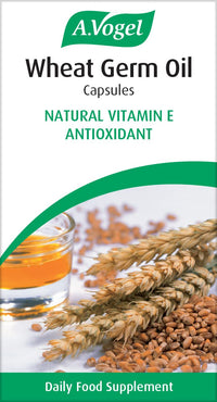 A.Vogel Wheat Germ Oil Capsules is a cold pressed oil rich in vitamin E, an antioxidant, in capsule form for convenience, 120 capsules