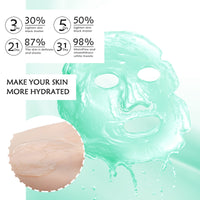 SUNDEER Korean Collagen Firming Mask, 20 PCS Portable Wash-Free Collagen Firming Mask, Sleeping Mask - Hydrating Anti-Aging, Korean Skincare Collagen Jelly Face Mask for Women & Men