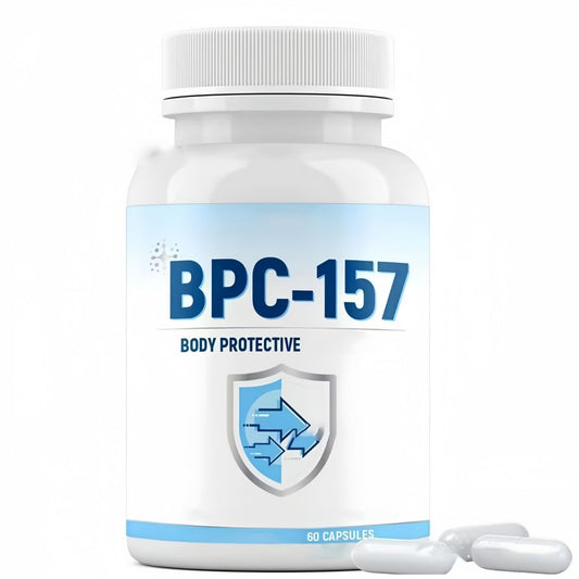 60 Pcs BPC 157 Pep/Tide Ca/psules for Adult,Multivit/amin Ta/blets for Men,Muscle&Workout Reco/Very,Multi VIT/amins for Men,Energy Vitamins for Tiredness,Replenish Energy and Vitamin,Gentle Body Care