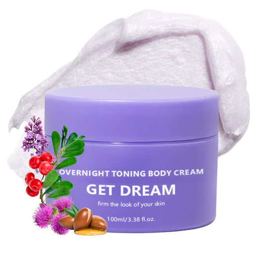 ISBEAUSOLS Overnight Toning Whip - Skin Tightening Cream For Face & Body - Firming Cream for Loose Skin - Overnight Toning Whip Body Lotion - Skin Firming Body Cream For Women - Skin Elasticity