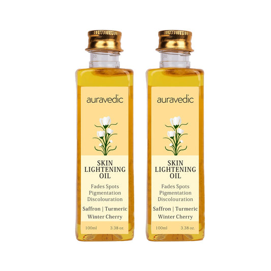 Auravedic Skin Lightening Oil, 100ml (Pack of 2)