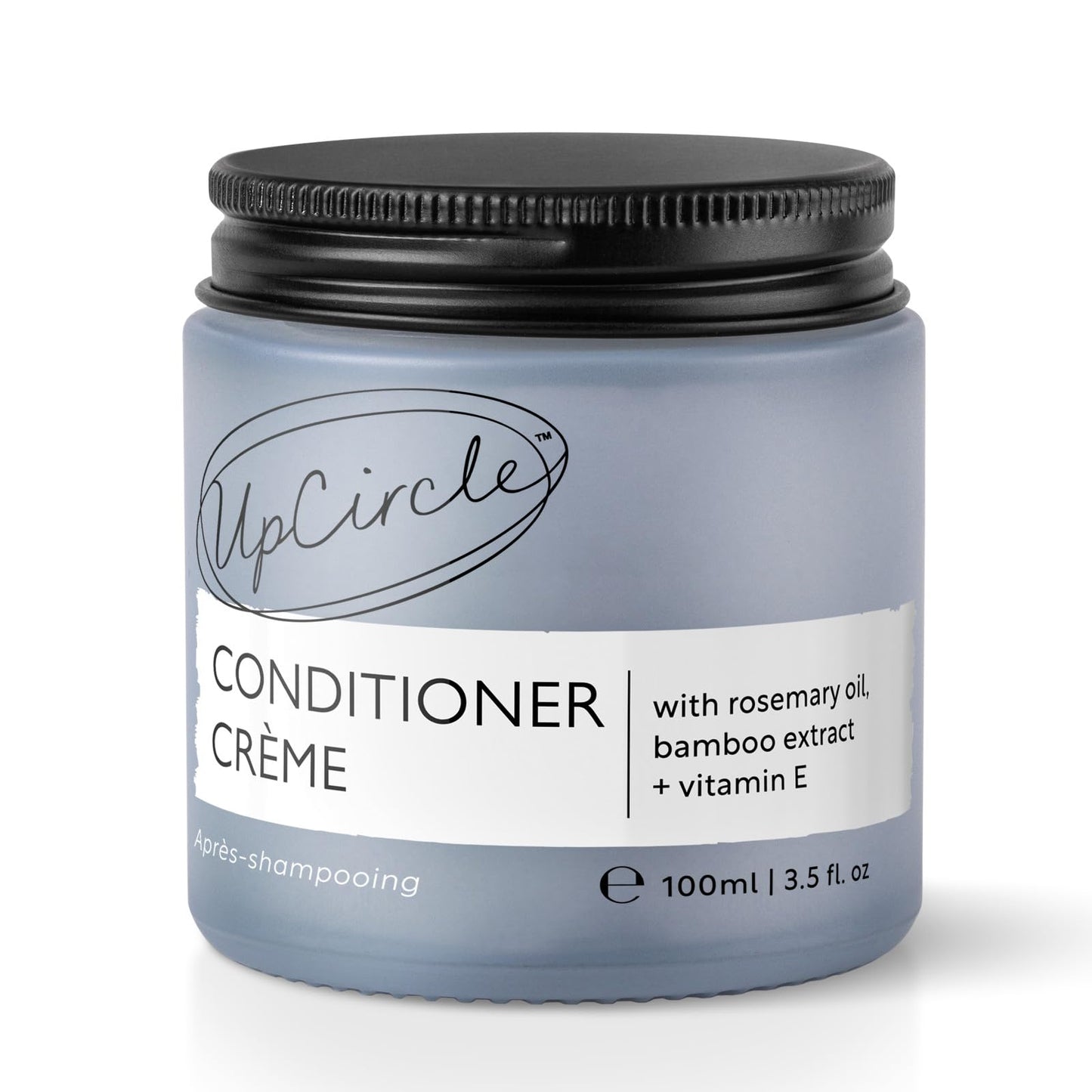 UPCIRCLE UpCircle Conditioner Crème with Rosemary Oil + Vitamin E – Gentle Formulation To Repair + Protect – Bamboo Extract + Orange Peel – Natural, Vegan + Cruelty-Free