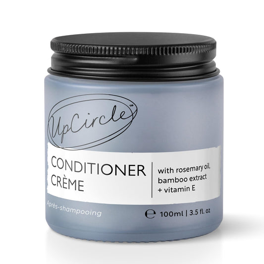 UPCIRCLE UpCircle Conditioner Crème with Rosemary Oil + Vitamin E – Gentle Formulation To Repair + Protect – Bamboo Extract + Orange Peel – Natural, Vegan + Cruelty-Free