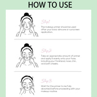 Shengqialun Green Colour Corrector Primer, Anti Redness Cream For Face Long-Lasting, Green Concealer Waterproof & Sweat-Proof Formula, Face Primer Makeup For Women And Girls