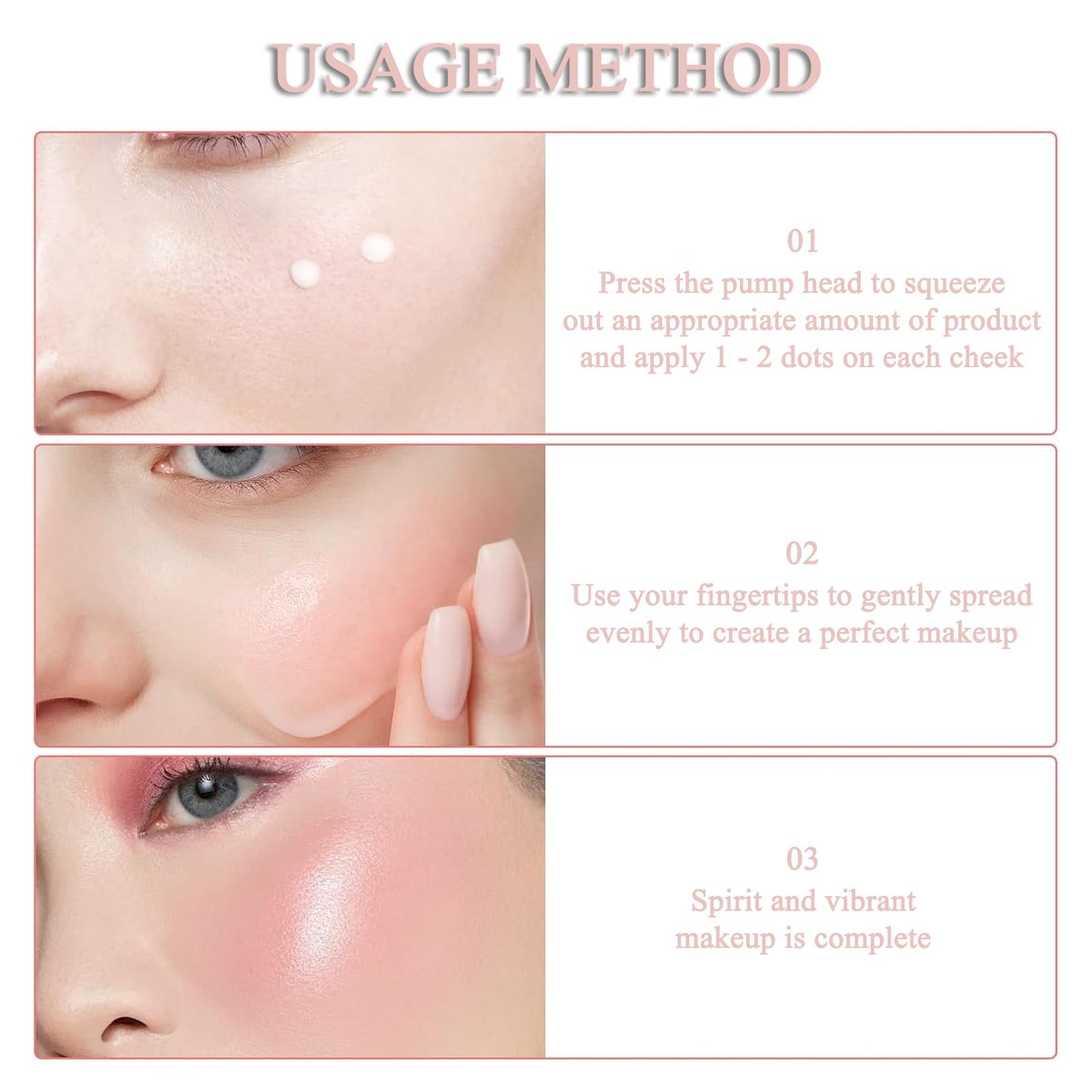 Maggikey Temperature-Activated Blush: Color Changing Cream Blush for Long-Lasting, Waterproof Cheek Color - 30ml