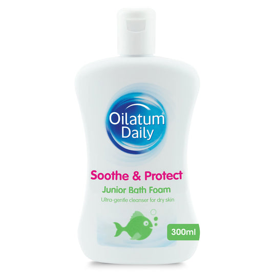 Oilatum Daily Soothe & Protect Junior Bath Bubbles for Dry, Sensitive and Eczema Prone Skin 300ml