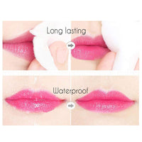 Skynest Clear Flower Jelly Lipstick, 6 Packs Nutritious Moisturizer Lip Balm Temperature Color Change Lipstick Matte Long Lasting Lip Gloss (Pink)