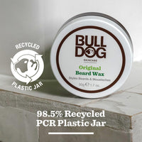 BULLDOG - Beard for Men | Original Beard Wax | Long-Lasting Hold for Beard and Moustache | 50 g