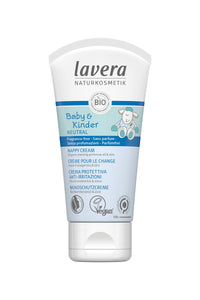 lavera Baby & Kids Neutral Nappy Cream - Calming Cream with organic evening primrose oil & Zinc - gentle cream to calm, soothe and protect baby's bottom - vegan - organic (1 x 50 ml)
