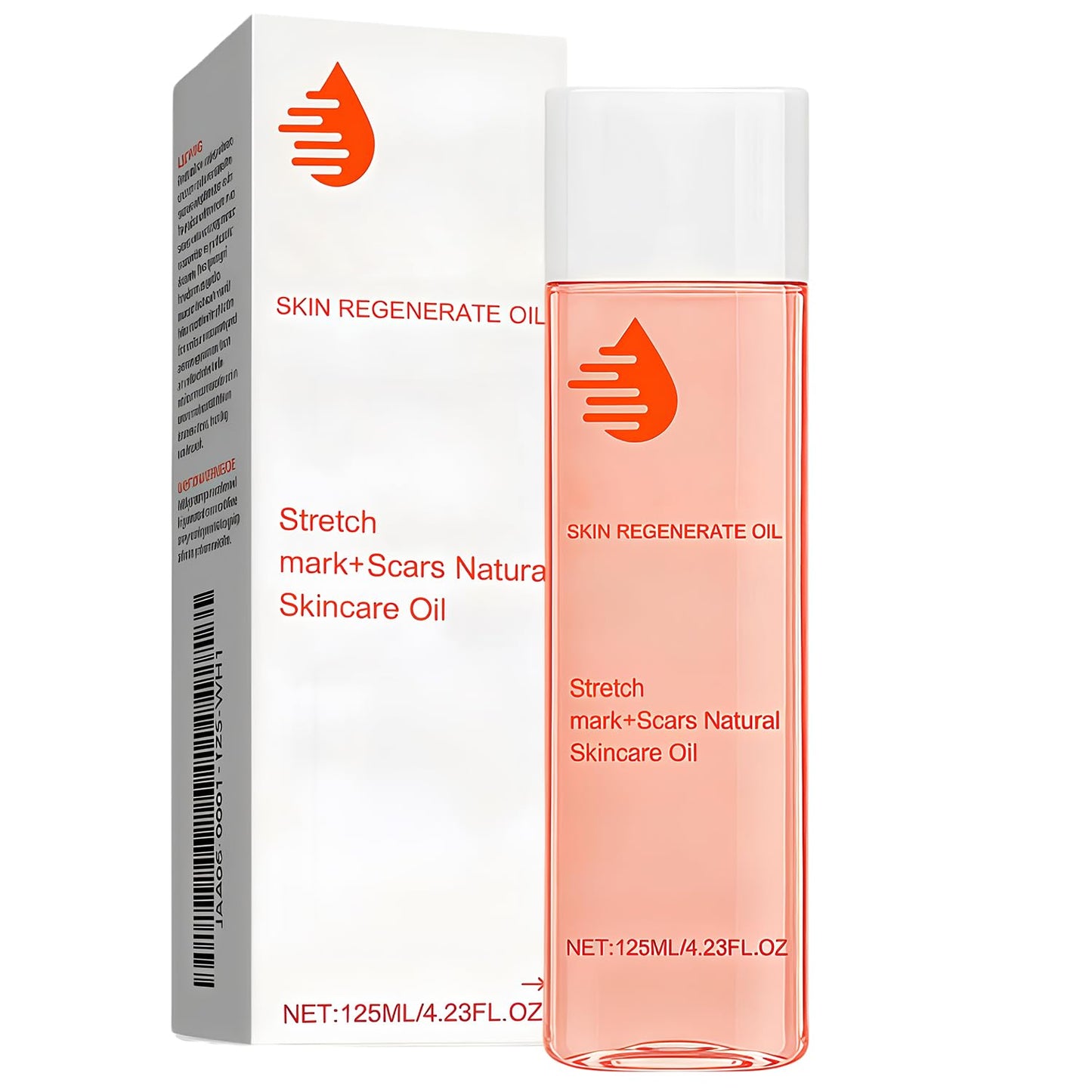 125ml Stretch Mark Oil & Scar Treatment, Skin Regeneration Oil for Stretch Marks Removal, Firming & Lifting, Collagen Boost - Body Oil for Women