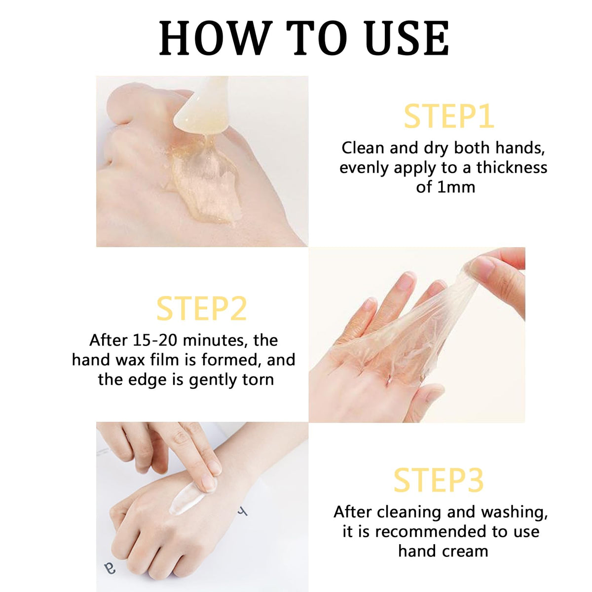 Lomeya Hydrating Honey Milk Hand Mask for Dry, Aging, Cracked Hands - 170g. Nourishing Wax Hand Peeling Mask for Exfoliation & Moisturizing. Transform Your Hands with this Hand Solution