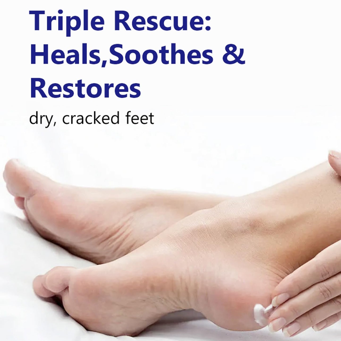 DMQ Cracked Heel Repair Cream, Healthy Feet Cream, Foot Cream for Cracked Heels and Dry Skin, Feet Hard Skin Remover, Instantly Boosts Moisture Levels, Creates a Protective Layer