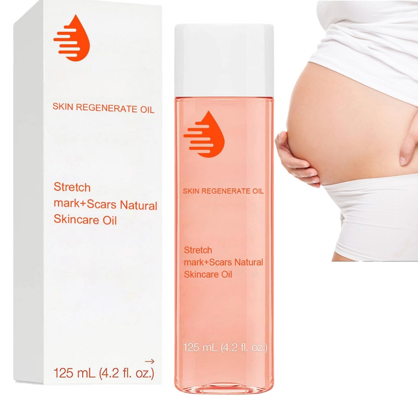 Oumun 125ml Optimal Oil,Stretch Mark & Scar Treatment Skincare Oil,Body Oil Skin Care,Skin Regenerate Oil,Collagen Boost Firming & Lifting Skincare Oil,Body Oil for Women,Stretch Marks Removal,Facial Oil
