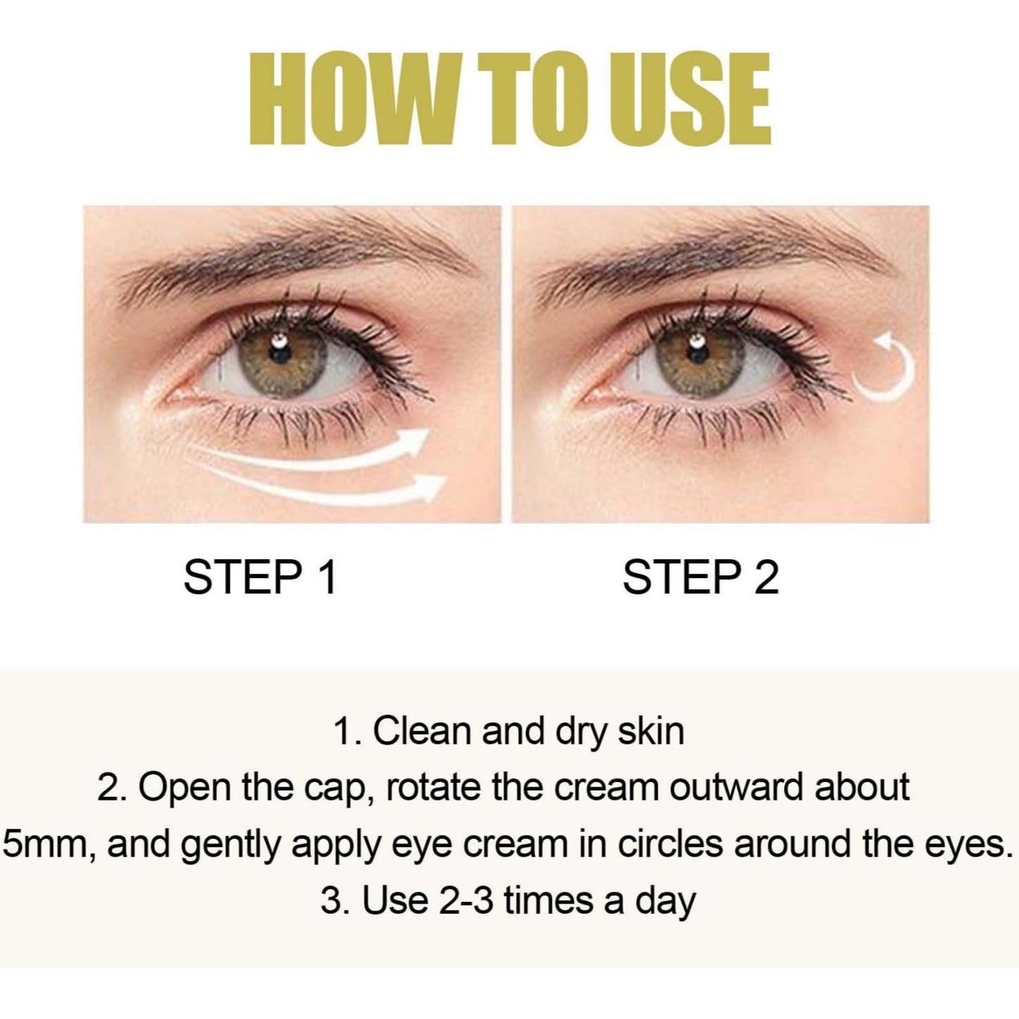 SingHao Snail Peptide Eye Cream Stick,Anti-Aging E/ye C/ream for Puffiness,Collagen Anti Wrinkle Ey/e Balm S/tick,Ey/e Serum Stick for Eye Bags,Under Ey/e Cream,Anti Wrinkle E/ye Cream,Eye Bag Balm for Woman