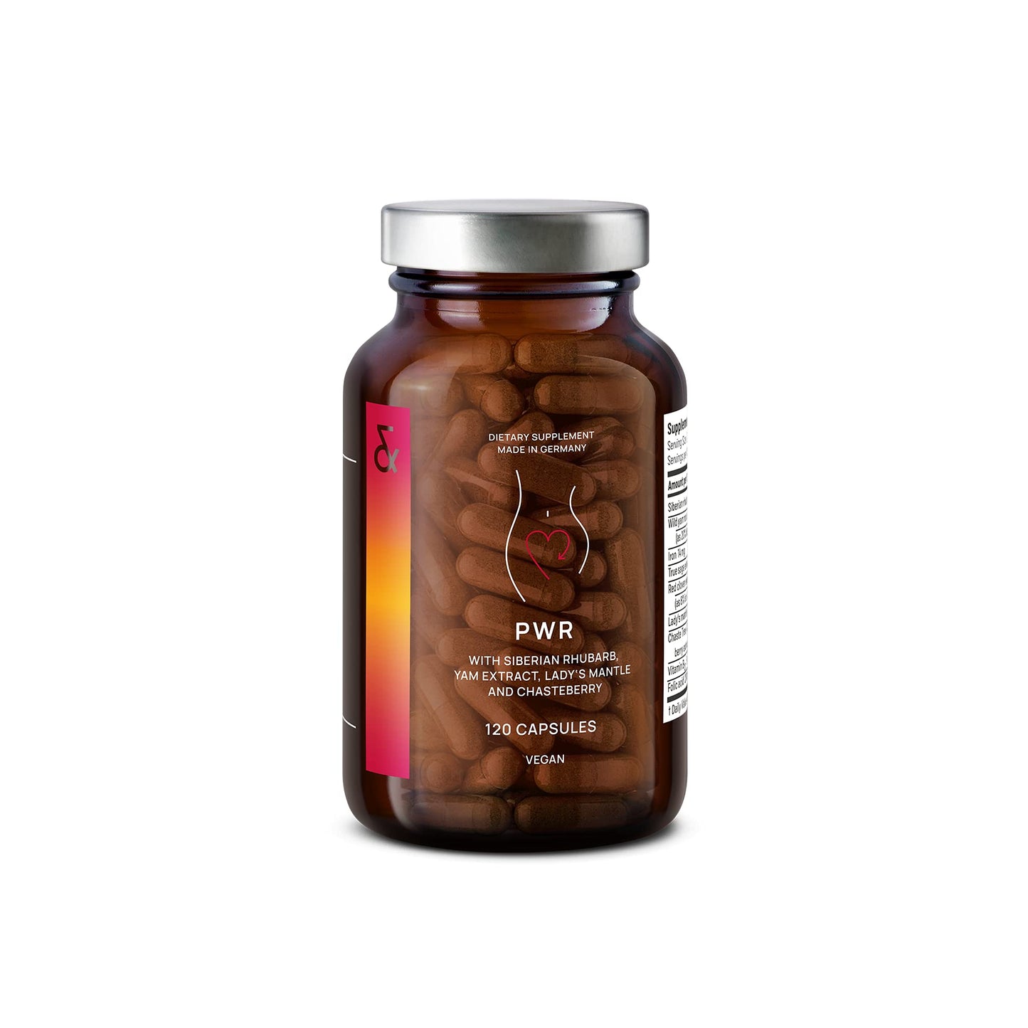CLAV PMS Relief & Herbal Hormone Balance for Women - Agnus Castus + Ladys Mantle + Wild Yam Root + Siberian Rhubarb - Women Vitamins - 120 Capsules = 60 Days Supply - Premenstrual Supplement - Vegan