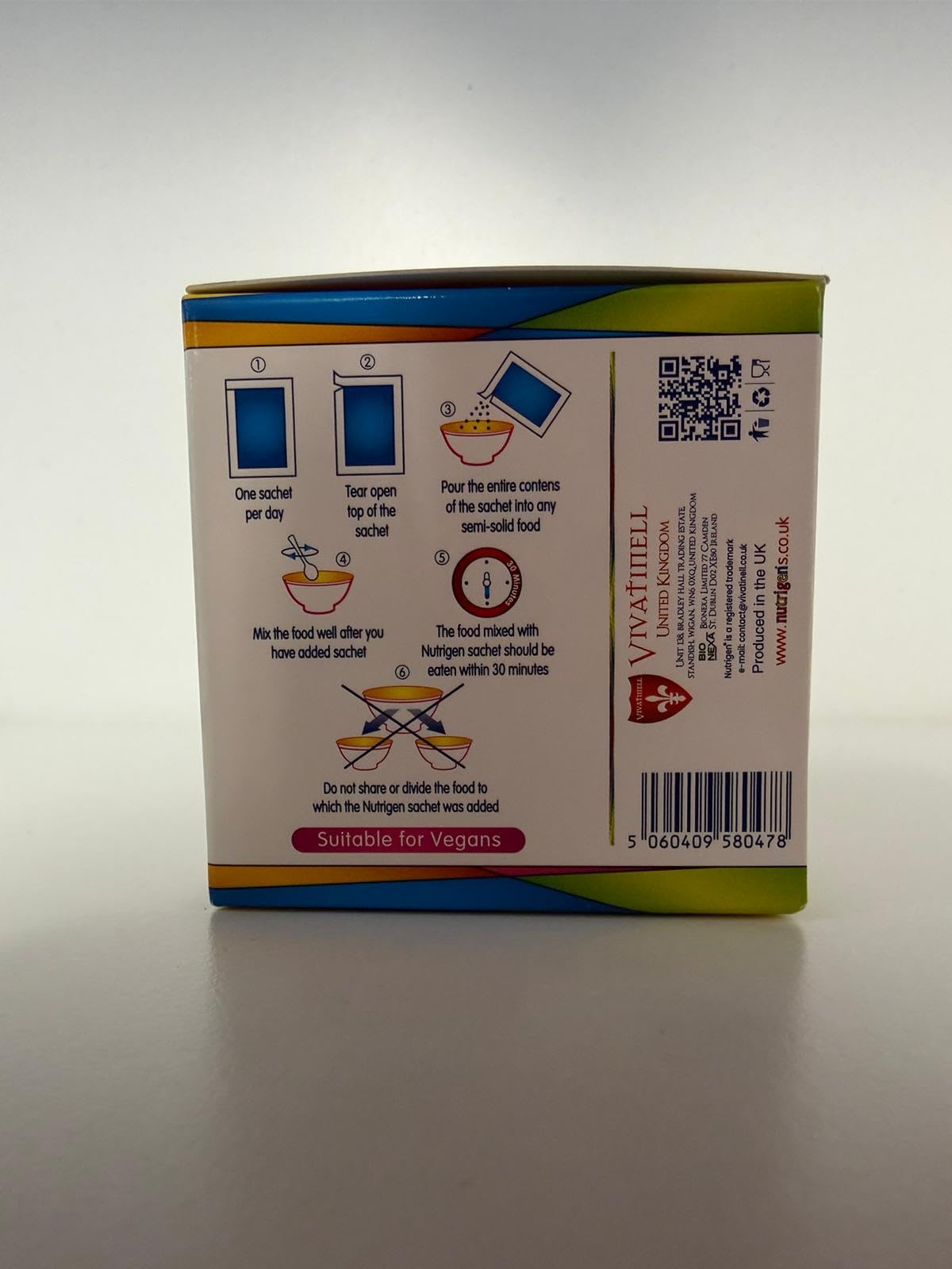 Nutrigen Vitamixin Sprinkles – multivitamin and Mineral Powder for Toddlers and Young Children. Encapsulated micronutrients to Improve Acceptance and Effectiveness in The Body, 30 sachets