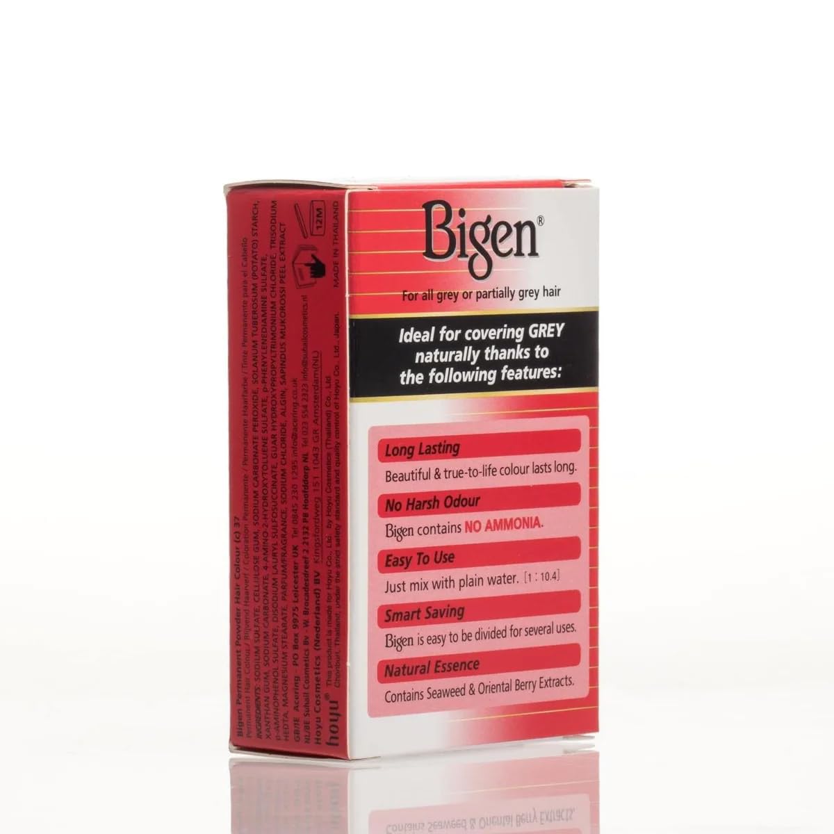Generic Bigen Permanent Powder Hair Color - 37 - Dark Auburn | No Ammonia (Pack of 2)