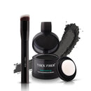 Generic Root Touch Up Powder, Root Cover for Thin & Bald Head - Water & Sweat Resistant Hair Powder for Thinning Hair Women, Includes Brush (Black) 4 Grams