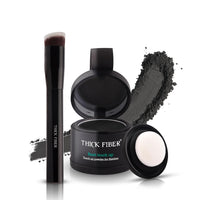 Generic Root Touch Up Powder, Root Cover for Thin & Bald Head - Water & Sweat Resistant Hair Powder for Thinning Hair Women, Includes Brush (Black) 4 Grams
