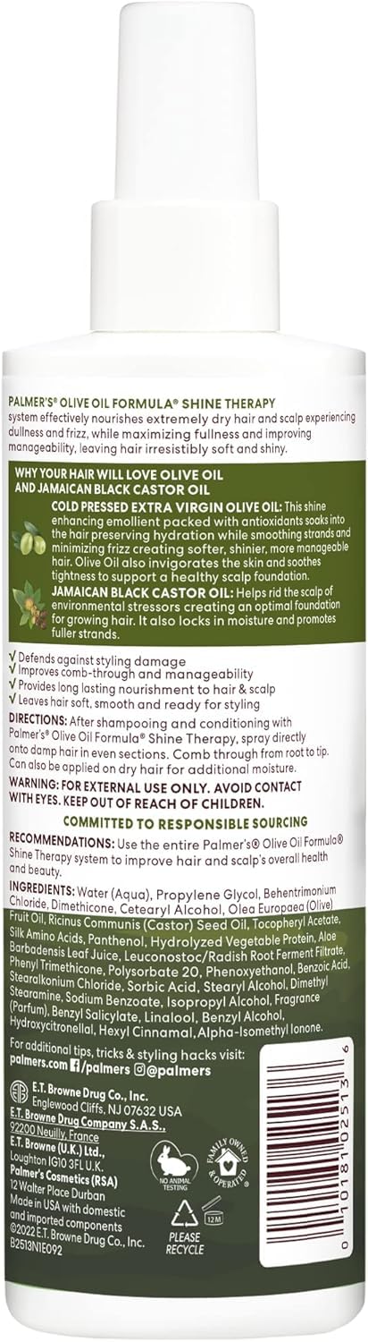 Generic Palmer olive Oil Leave-in Conditioner for Unisex - 8.5 oz Conditioner