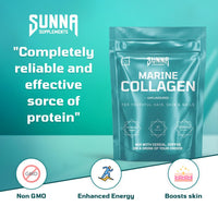 Sunna Supplements Marine Collagen Unflavoured 250g Pouch