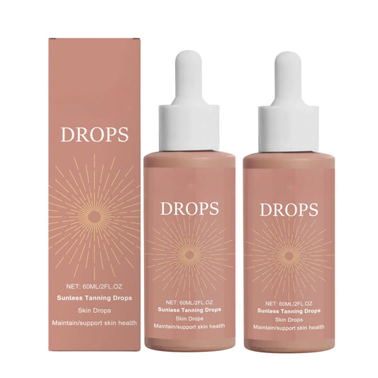 Tongyend Sunless Tanning Drops – Natural Vegan Melanin Booster, Customizable Glow & Hydrating