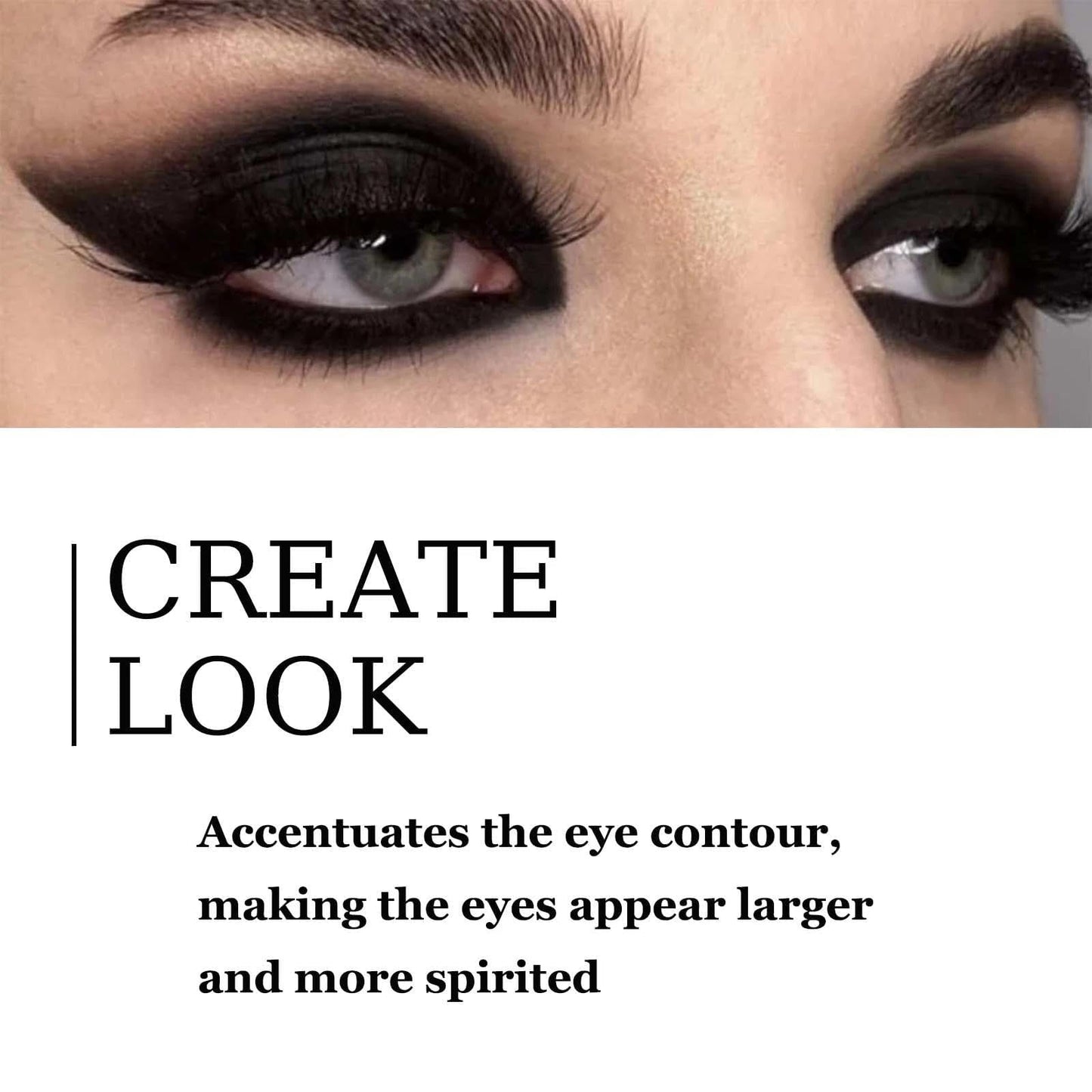 FresFresi Matte Black Single Eyeshadow - Pressed Fine Powder for High Pigment, Long-lasting Day & Night Eye Makeup