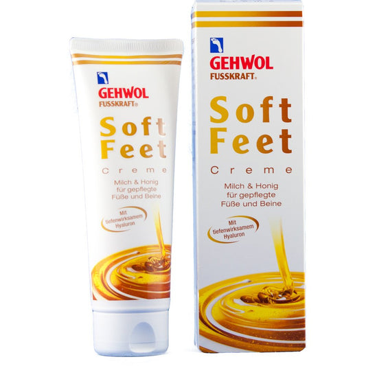 Gehwol Fusskraft Soft Feet Cream 125ml - Silky Smooth Feeling with Milk & Honey