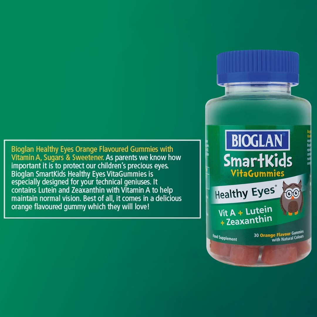 Bioglan Smartkids Healthy Eyes - 30 Orange Gummies