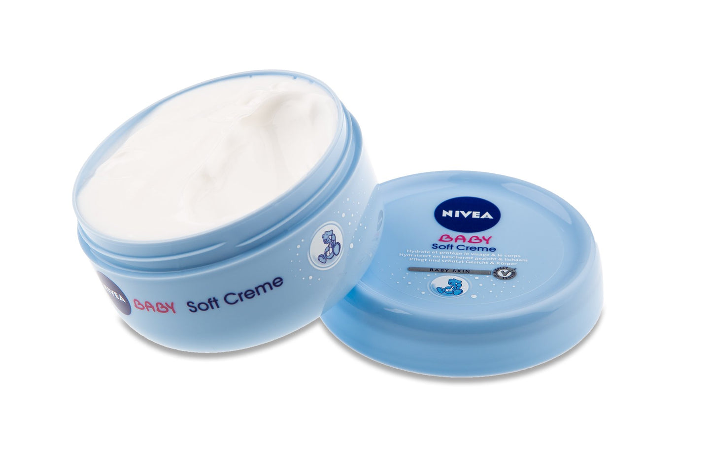 NIVEA Baby Soft Care Cream, Moisturising Cream with Caléndula que Nutre y Protege Durante 24 Horas 200 ml