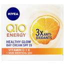 NIVEA Q10 Energy Healthy Glow Face Day Cream (50ml), for Women, Energising Moisturising, Vitamin C and E
