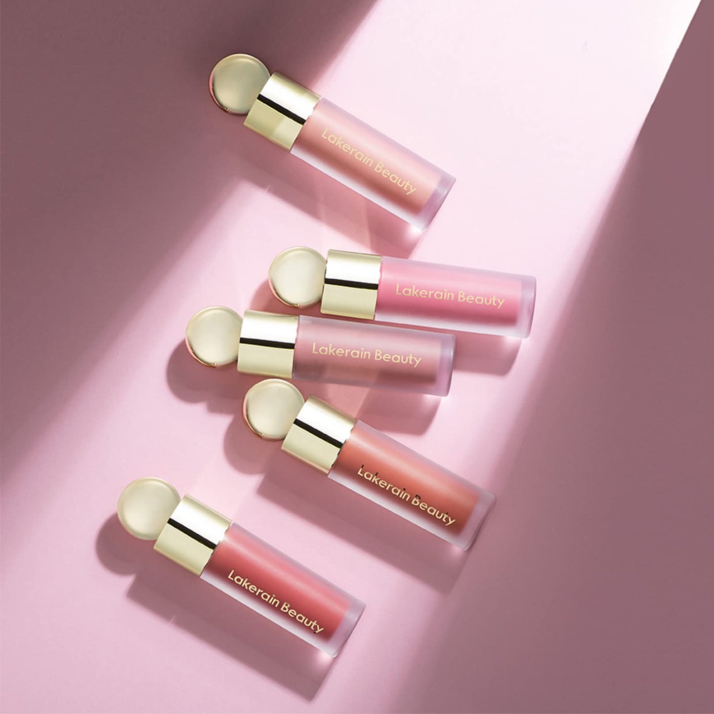 Erinde Liquid Blush & Liquid Highlighter Makeup, Soft Pinch Dewy Liquid Cream Blush, Shimmer Face Highlighter, Soft Velvet Silk Texture Blush, Buildable and Blendable